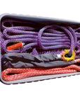 Image showing the Ravenox Emergency Tow Package system in its weatherproof storage container, including Plasma® tow line, Spectra® floating pickup line, and lighted buoy. (8736749813997)