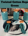 Ravenox's vibrant green cotton rope, representing a perfect mix of strength, durability, and color, ideal for crafting, DIY projects, and home decor. (3868235713)
