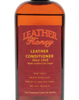 8 oz bottle of Leather Honey Leather Conditioner on a neutral background, showcasing its label and design, ideal for conditioning and protecting various leather items. (8287935725805)