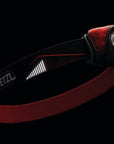 PETZL ACTIK® CORE headlamp with detachable, washable headband and CORE rechargeable battery, highlighting its weather-resistant build and compatibility with mounting accessories. (8759324639469)