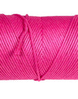 2mm & 3mm Single Strand Cotton Macrame Cord (Hot Pink) (8357475188973)