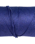 2mm & 3mm Single Strand Cotton Macrame Cord (Navy Blue) (8357475975405)