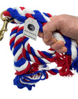 Ravenox Large Horse Lead Red Snow White Royal Blue Leading Horses Rope (6479825409)