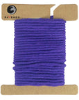 Snippet of Ravenox Purple Cotton Whipping Twine on a card, for crafters seeking both durability and a touch of royalty. (8431823257837)