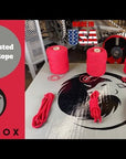 A video featuring the vibrant and versatile Ravenox Red Cotton Rope, an eco-friendly product made from upcycled cotton fibers, perfect for various DIY crafting projects.