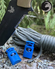 Ravenox Blue Crown Spring Cord Locks for 550 Paracord Projects COVID-19 Face Masks Bungee Cord (3888153345)