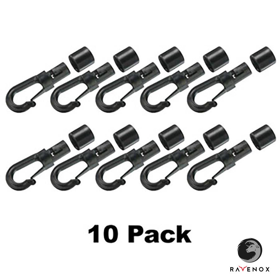 Ravenox Bungee Cord Hook Set Small Shock Cord Bungee Hook Set