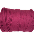 100% Natural Burgundy Macramé Cotton Cord 3mm x 109 Yard Craft Cord for DIY Crafts Knitting Plant Hangers Yard Twine String Cord Colored Cotton Rope Christmas Wedding Décor (7472482189549)