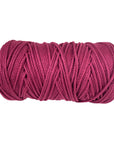100% Natural Burgundy Macramé Cotton Cord 3mm x 109 Yard Craft Cord for DIY Crafts Knitting Plant Hangers Yard Twine String Cord Colored Cotton Rope Christmas Wedding Décor (7472482189549)