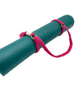 Ravenox Adjustable Yoga Mat Carrier | Cotton Tote for Pilate’s and Yoga Pink (7469718307053)