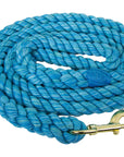 Ravenox Twisted Cotton Rope Dog Leash Walking Dogs Lead Lines Puppies Training Turquoise (6132388659400)