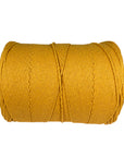 100% Natural Golden Yellow Macramé Cotton Cord 3mm x 109 Yard Craft Cord for DIY Crafts Knitting Plant Hangers Yard Twine String Cord Colored Cotton Rope Christmas Wedding Décor (7472525410541)