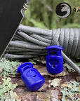 Ravenox Cobalt Blue Colored cord lock toggles toggle stoppers for shoes drawstrings cord cordage rope cords ropes (1309953793)