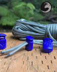 Ravenox Cobalt Blue Colored cord lock toggles toggle stoppers for shoes drawstrings cord cordage rope cords ropes (1309953793)