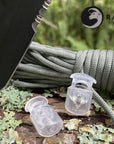 Ravenox Transparent Clear cord lock toggles toggle stoppers for shoes drawstrings cord cordage rope cords ropes (1309272257)