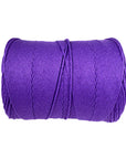 100% Natural Purple Macramé Cotton Cord 3mm x 109 Yard Craft Cord for DIY Crafts Knitting Plant Hangers Yard Twine String Cord Colored Cotton Rope Christmas Wedding Décor (7472814096621)