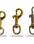 3/8-inch Heavy Duty Metal Swivel Bolt Snaps (1903944237146)