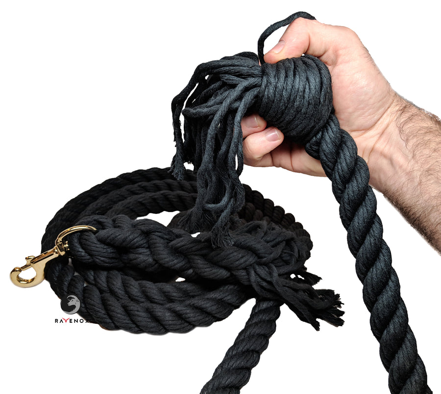 Extra Large Cotton Rope Horse Leads (6479825409)
