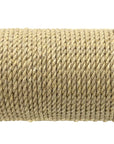 100% Natural Tan Macramé Cannabis Hemp Cord 3mm x 109 Yard Craft Cord for DIY Crafts Knitting Plant Hangers Yard Twine String Cord Colored Cotton Rope Christmas Wedding Décor Cordage True Craft Macramé Design Pets (7474759729389)