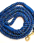 Ravenox Twisted Cotton Rope Dog Leash Walking Dogs Lead Lines Puppies Training Blue Glitter (6132388659400)