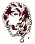 Handmade Cotton Dog Leash with Chain (4459557486682)