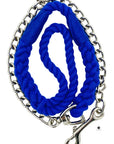 Handmade Cotton Dog Leash with Chain (4459557486682)