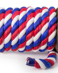 Twisted Cotton Rope (Red, Snow White & Royal Blue) (8236716289)