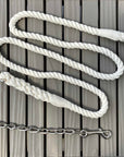 Handmade Cotton Rope Horse Lead with Chain (1806013268058)