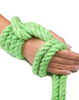 Twisted Cotton Rope (Lime Glitter) (3842558273)