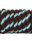 Twisted Cotton Rope (Brown, Brown & Aqua) (5723222465)