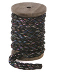 Twisted Cotton Rope (Black Glitter) (3855461313)