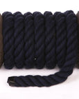 100% Natural Navy Blue Macramé Cotton Cord 3mm x 109 Yard Craft Cord for DIY Crafts Knitting Plant Hangers Yard Twine String Cord Colored Cotton Rope Christmas Wedding Décor (7472708976877)