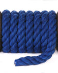 100% Natural Royal Blue Macramé Cotton Cord 3mm x 109 Yard Craft Cord for DIY Crafts Knitting Plant Hangers Yard Twine String Cord Colored Cotton Rope Christmas Wedding Décor (7472896082157)