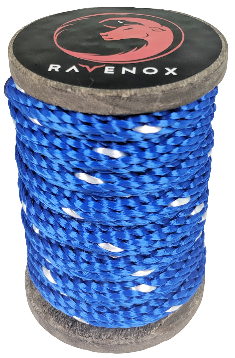 Solid Braid Polyester Rope (Blue with Tracer) (4578889171034)