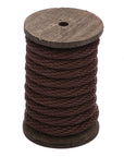 Solid Braid Polypropylene Utility Rope (Brown) (6485893185)