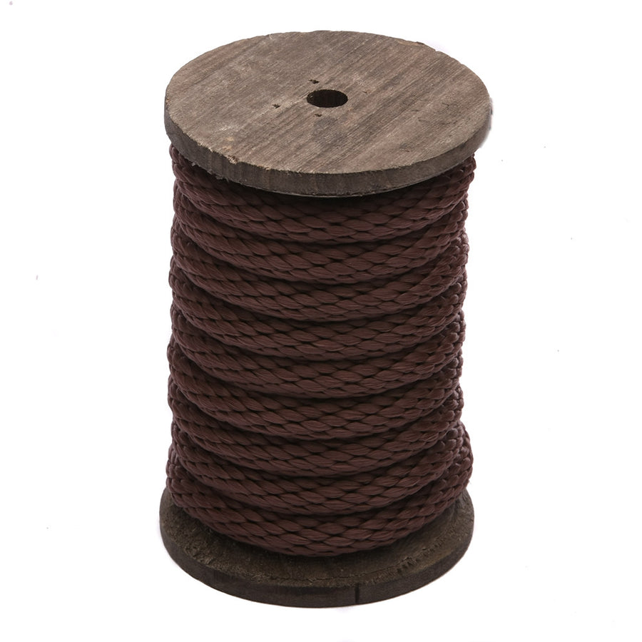 Solid Braid Polypropylene Utility Rope (Brown) (6485893185)