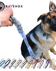 Handmade Cotton Dog Leash with Chain (4459557486682)