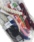 An assorted Ravenox Cotton Rope Sample Pack, featuring a variety of vibrant colors and sizes, perfect for trying out different crafts, décor, or DIY projects. (6666711937)
