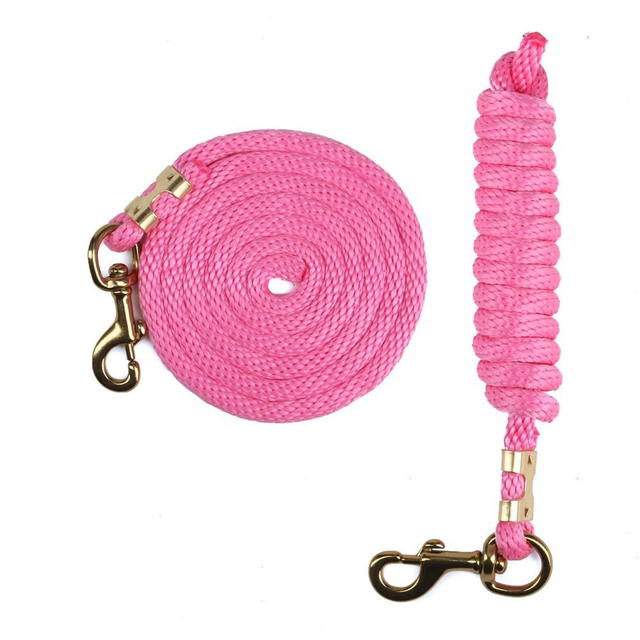 Ravenox Animal Tack Lead Lines | Pink Poly Horse Lead Ropes | Horse Tack (6134200795336)