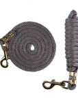 Ravenox Animal Tack Lead Lines | Silver Poly Horse Lead Ropes | Horse Tack (6134200795336)