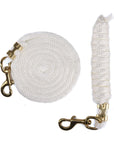 Ravenox Animal Tack Lead Lines | White Poly Horse Lead Ropes | Horse Tack (6134200795336)