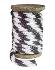 Solid Braid Polypropylene Utility Rope (Black & White) (384231997480)