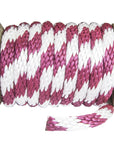 Solid Braid Polypropylene Utility Rope (Burgundy & White) (384232030248)