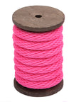 Solid Braid Polypropylene Utility Rope (Hot Pink) (6486292673)