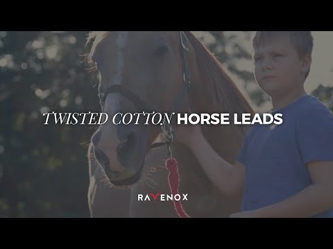 Handmade Cotton Horse Lead (Multiple Colors)