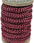 Knit Braid Polyester Rope (Burgundy) (4642199371866)