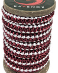 Knit Braid Polyester Rope (Burgundy with Tracer) (4642204745818)