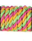 Twisted Cotton Rope (Glitter Pink Gold Lime) (3868039617)