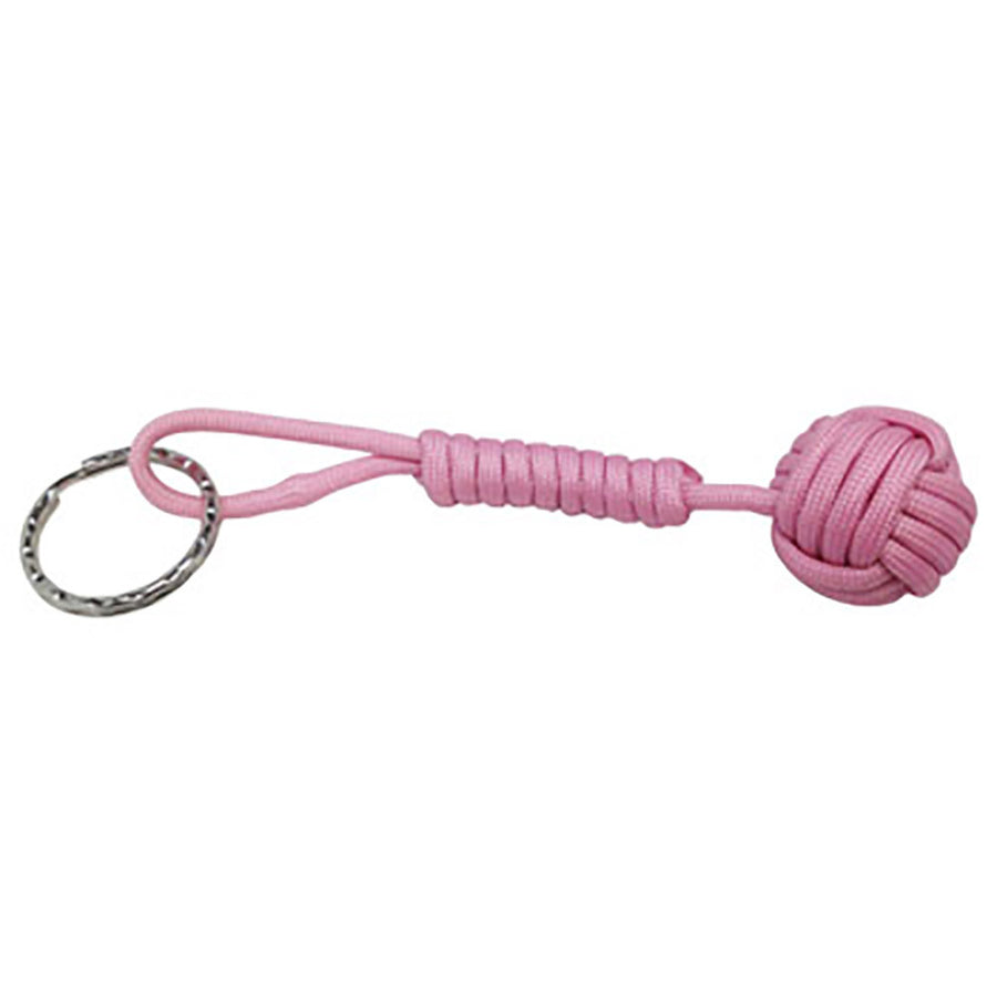 Ravenox Adjustable Monkey Fist Paracord Keychain in Pink (682463745)