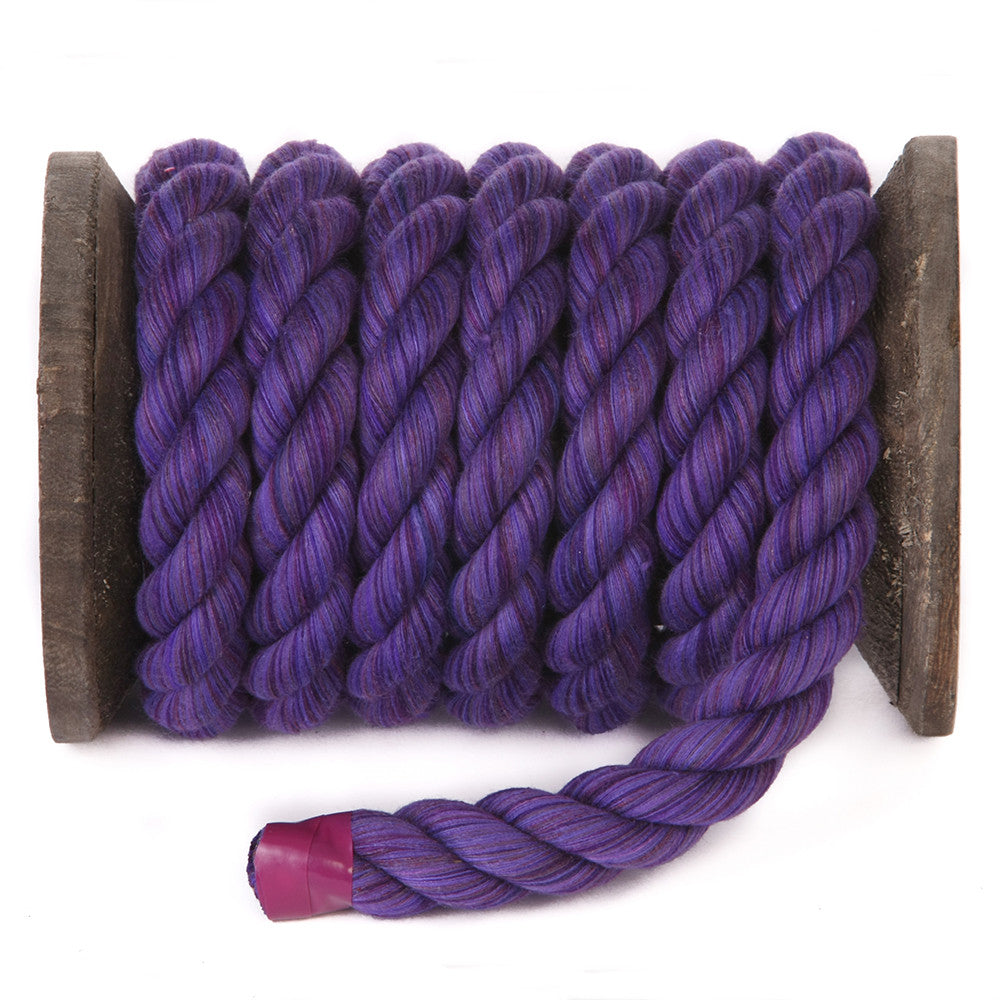 Ravenox Purple Twisted Cotton Rope | Soft Cordage at Low Prices 1/2-Inch x 25-Feet